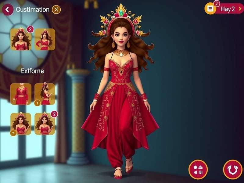 Magnificent Bollywood Queen character customization